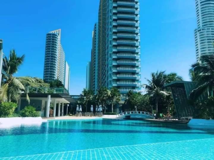 Appartement 2 ห้องนอน 2 ห้องน้ำ Seaview Jomtien ชั้น18 Extérieur photo