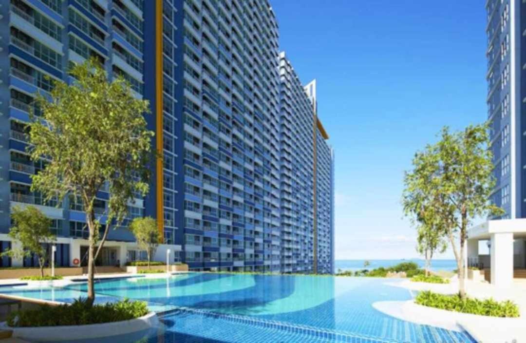 Appartement 2 ห้องนอน 2 ห้องน้ำ Seaview Jomtien ชั้น18 Extérieur photo