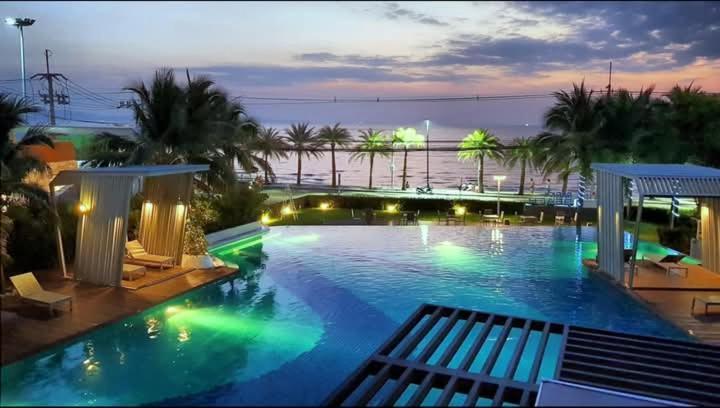 Appartement 2 ห้องนอน 2 ห้องน้ำ Seaview Jomtien ชั้น18 Extérieur photo